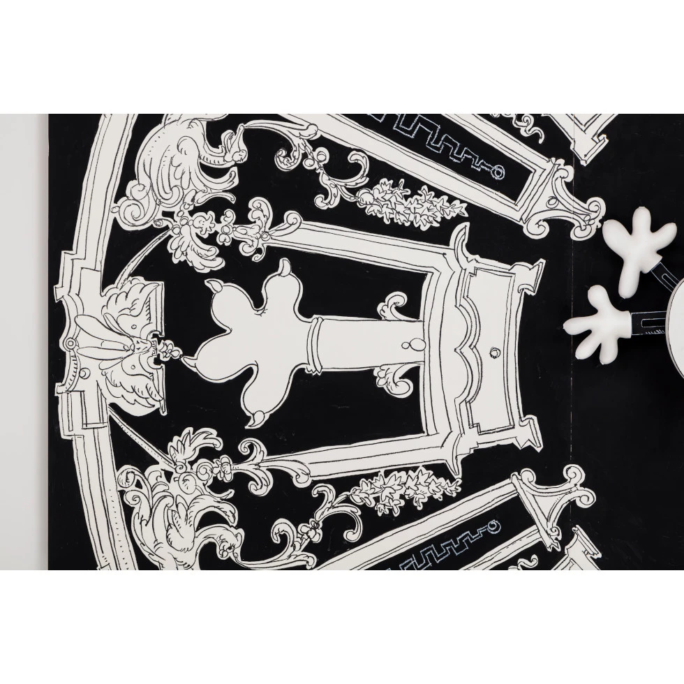 <a href="https://ueshima-collection.com/artist-list/186" style="color:inherit">NICOLAS BUFFE</a>:ポーリア (カルトゥーシュ) / Polia (cartouche)