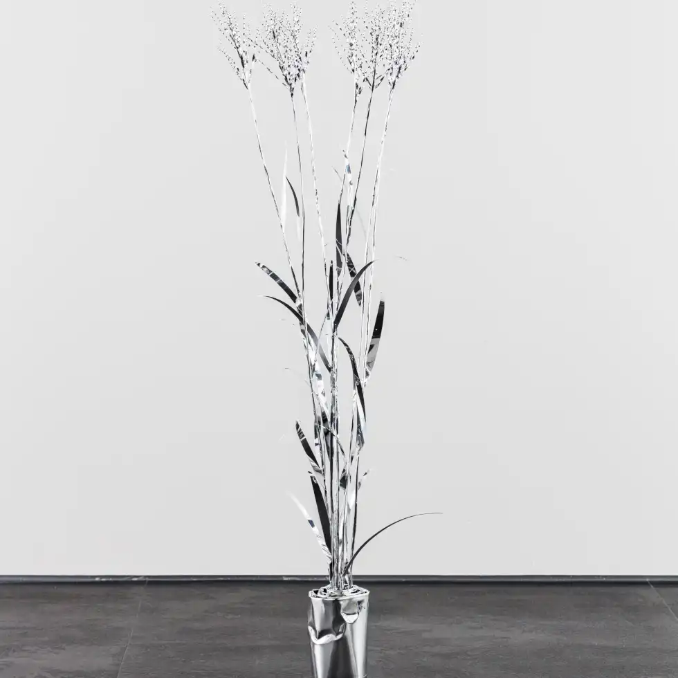 The Aluminium Garden- Structural Studies of Plants-love grass 2022