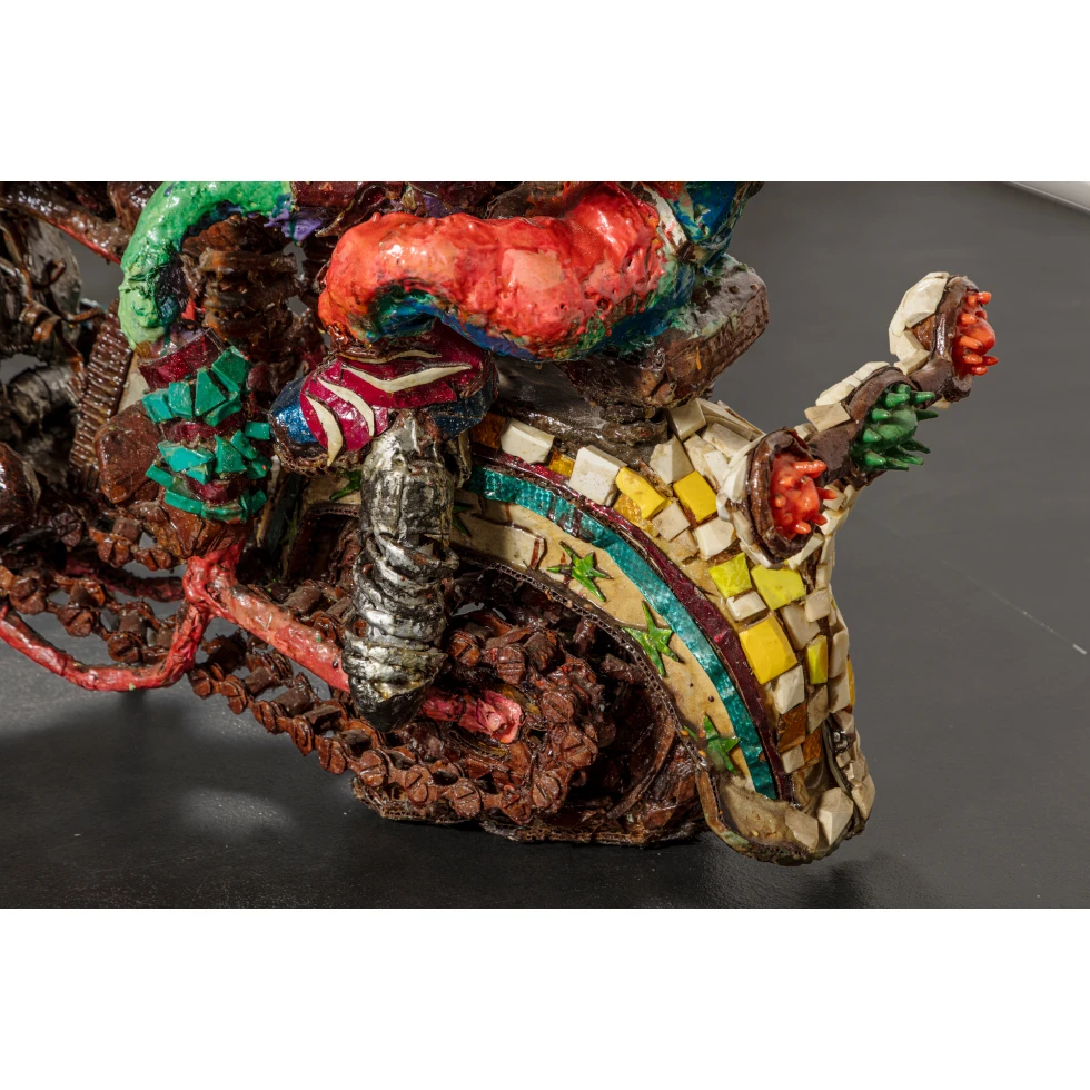 <a href="https://ueshima-collection.com/artist-list/156" style="color:inherit">篠原有司男</a> / <a href="https://ueshima-collection.com/artist-list/156" style="color:inherit">USHIO SHINOHARA</a>:Motorcycle