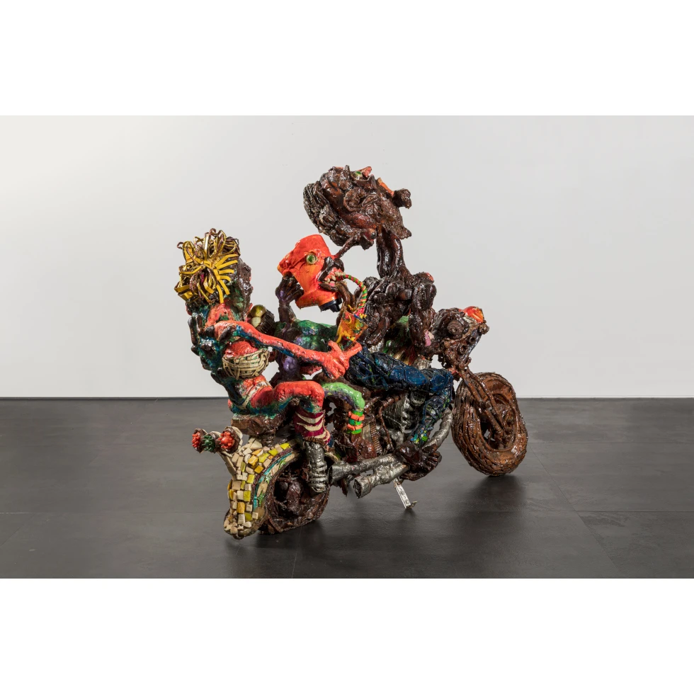 <a href="https://ueshima-collection.com/artist-list/156" style="color:inherit">篠原有司男</a> / <a href="https://ueshima-collection.com/artist-list/156" style="color:inherit">USHIO SHINOHARA</a>:Motorcycle