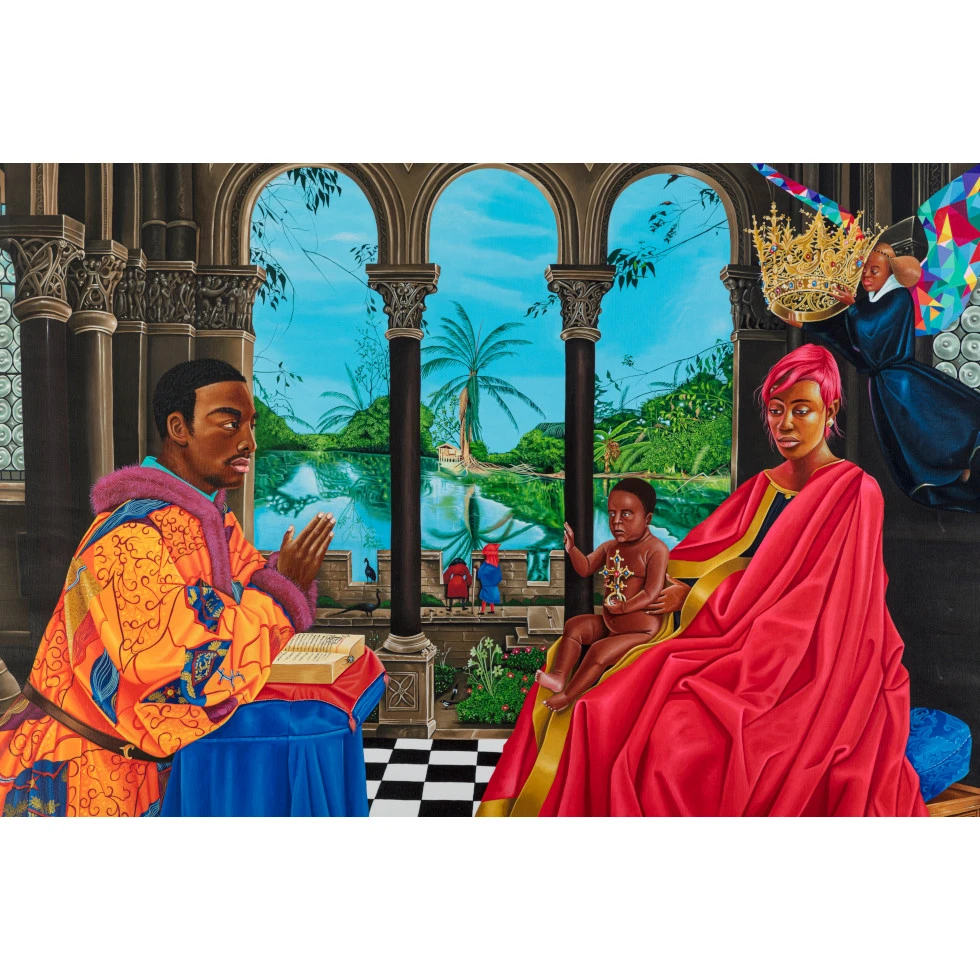 <a href="https://www.ueshima-collection.com/artist-list/278" style="color:inherit">ROBERTO PARE</a>:Madonna of Chancellor Rolin
