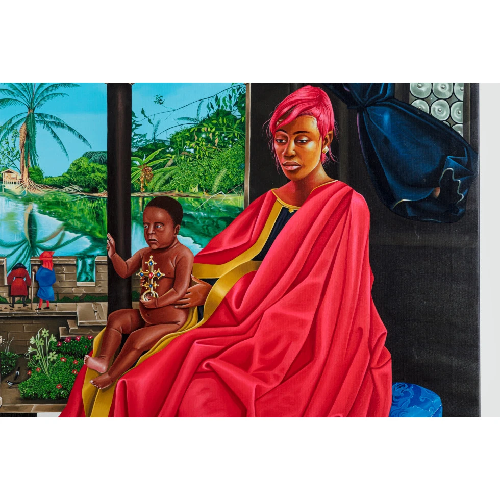 <a href="https://www.ueshima-collection.com/artist-list/278" style="color:inherit">ROBERTO PARE</a>:Madonna of Chancellor Rolin