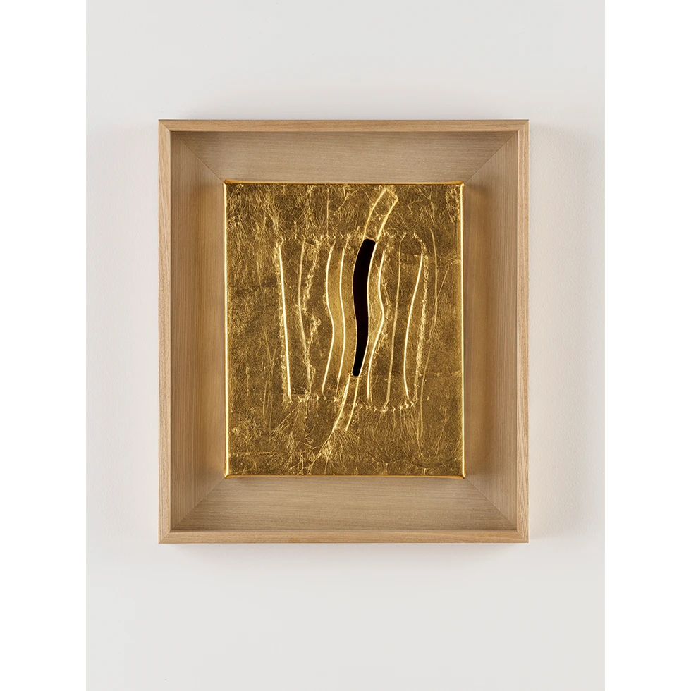 <a href="https://www.ueshima-collection.com/artist-list/296" style="color:inherit">関根伸夫</a> / <a href="https://www.ueshima-collection.com/artist-list/296" style="color:inherit">NOBUO SEKINE</a>:位相絵画 No.G3-166 風の窓 / Phase Conception No. G3-166 Window of the Wind