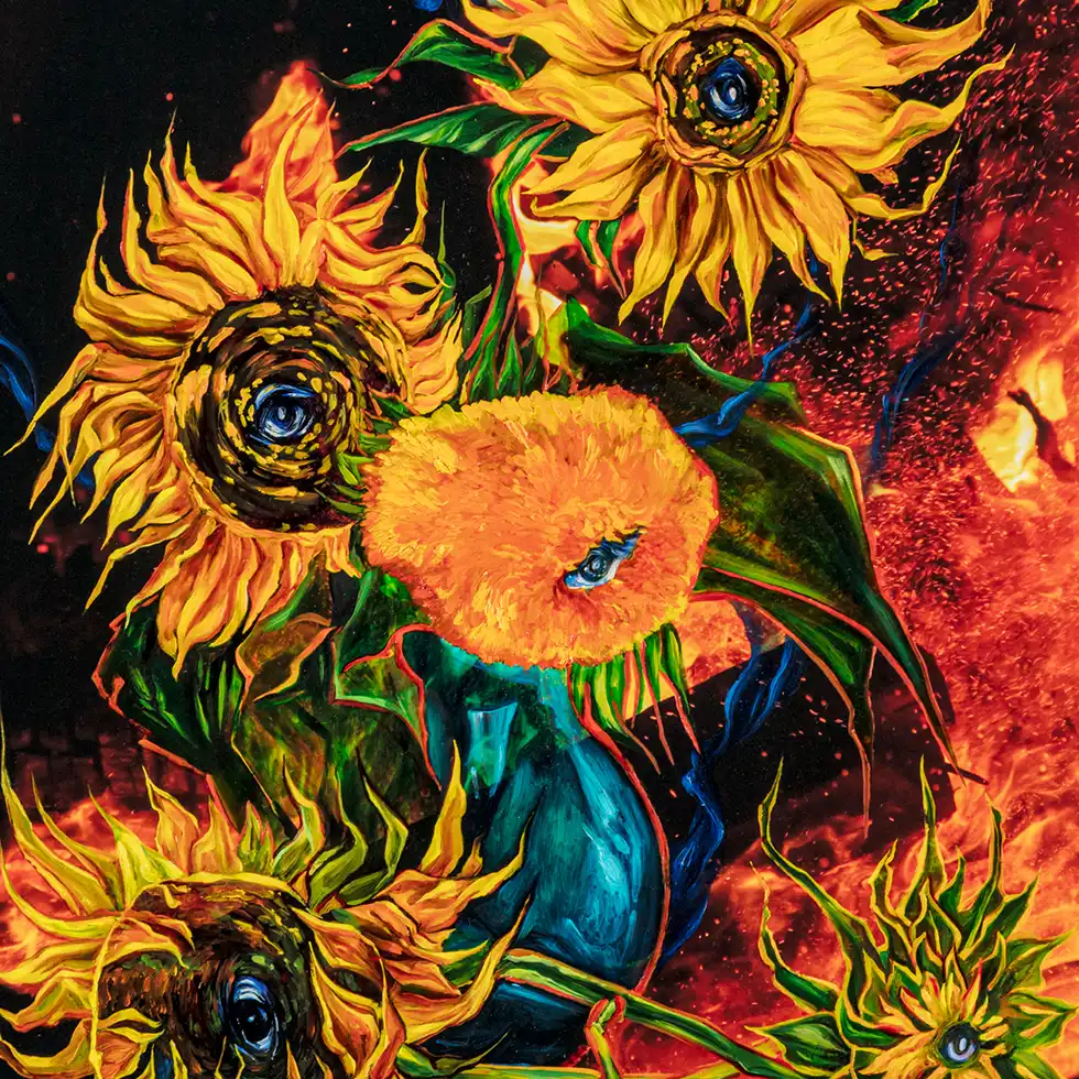 燃えるひまわり: 芦屋・広島 1945年8月6日 / The Burning Sunflowers: Ashiya and Hiroshima, August 6th, 1945