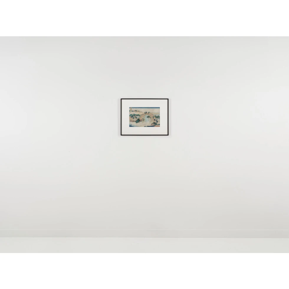 <a href="https://www.ueshima-collection.com/artist-list/318" style="color:inherit">葛飾北斎</a> / <a href="https://www.ueshima-collection.com/artist-list/318" style="color:inherit">HOKUSAI KATSUSHIKA</a>:諸国名橋奇覧 かめゐど天神たいこばし The Arched Bridge at Kameido Tenjin Shrine (from the series Remarkable Views of Bridges in Various Provinces)