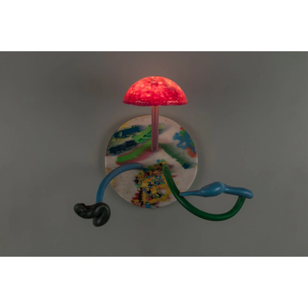 Mika Rottenberg:Lampshare (wall piece 5)