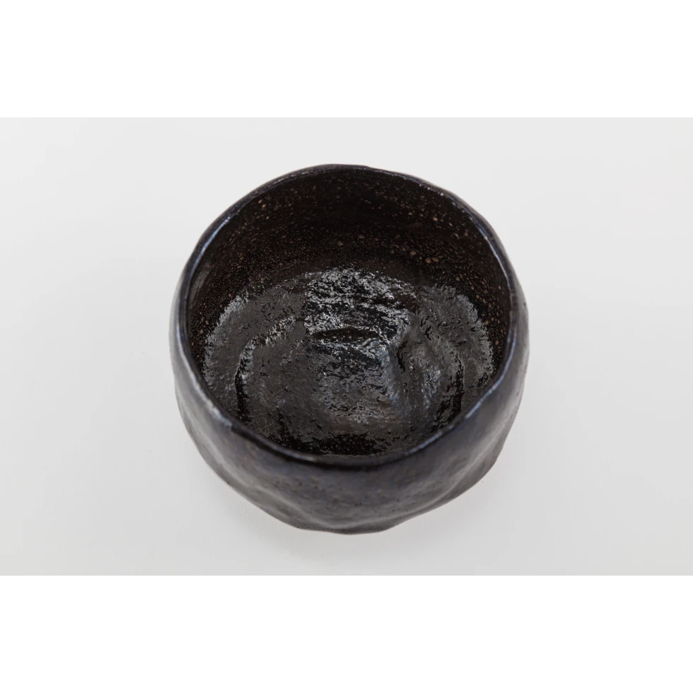 樂了入(九代) / Raku Ryônyû IX: 黒茶碗 銘 松寿