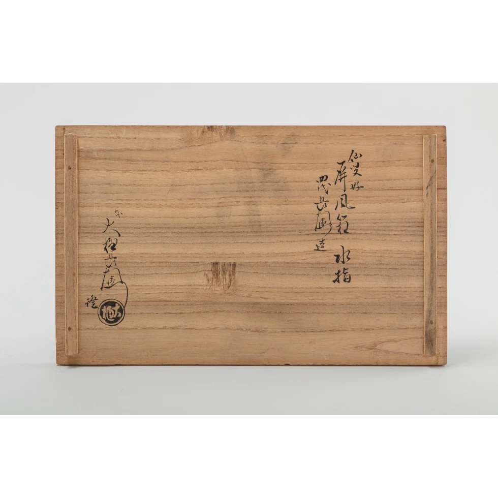 大樋土庵(四代 ) / Ohi Doan(IV): 仙叟好屏風箱水指