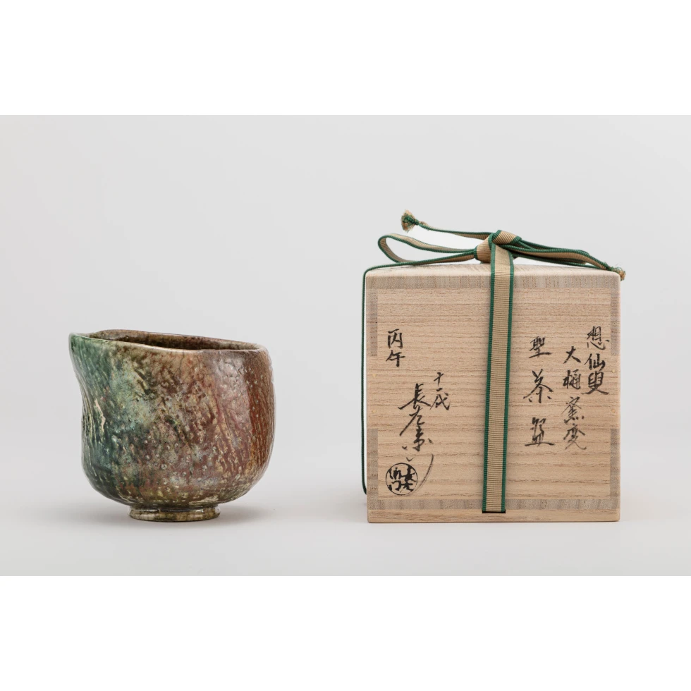 大樋長左衛門(十一代) / Chozaemon Ohi(Ⅺ):想仙叟・大樋窯変聖茶盌 / In Homage to Senso: Firing-Denatured Ohi Tea Bowl, Hijiri Style