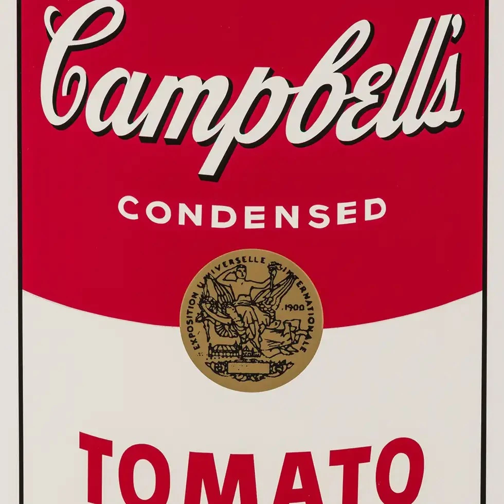 アンディ・ウォーホルの作品「Campbell’s Soup I: Tomato」